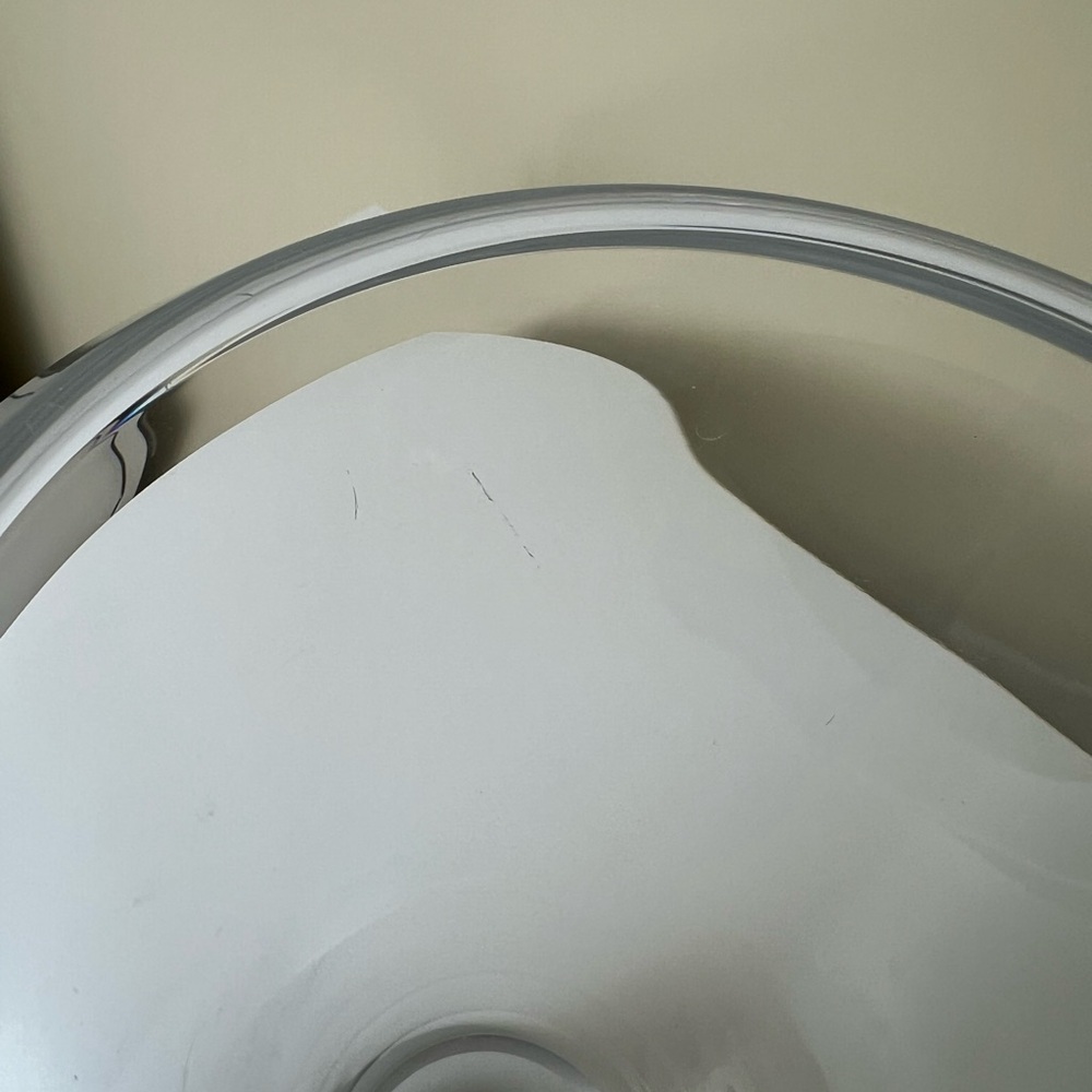 Vera Wang Illusion by Wedgwood Germany Clear Crystal Vase Frosted Base 12” - Picture 4 of 5